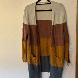 Madewell Multicolor Striped Cardigan
